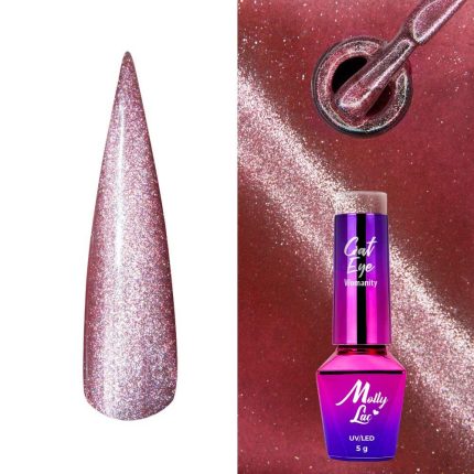 Gēla nagu laka Molly Lac 5g Cat Eye Kissing Nr.440