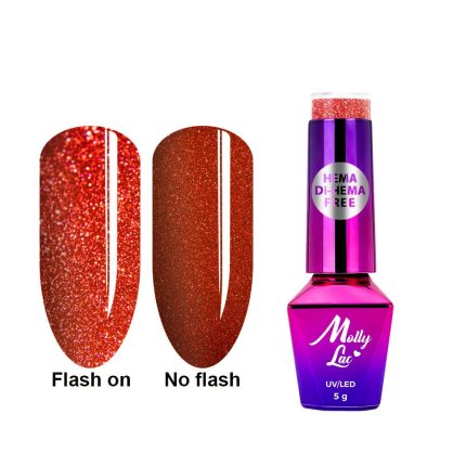 Gela nagu laka Molly Lac 5g. Flashing Lights Neon Queen of Love Hema/di-Hema free Nr.645