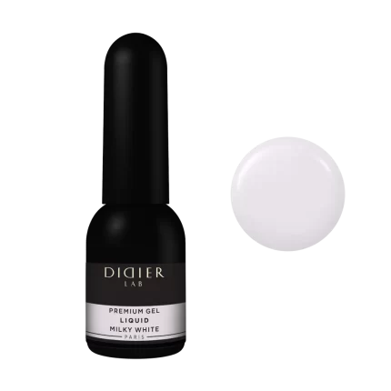 Augstas kvalitātes gēla šķidrums "Didier lab" milky white 10ml.