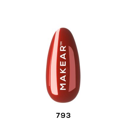 Gēla nagu laka MAKEAR™ 8ml. Red Love collection Nr.793