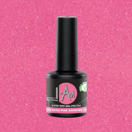 I.Am Soak Off Gel Polish gēla laka Nr.149 Rose Pink Shimmer 7ml.