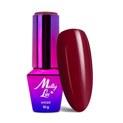 Gēla nagu laka Molly Lac Nr.496 AntiDepressant Scarlet 10g