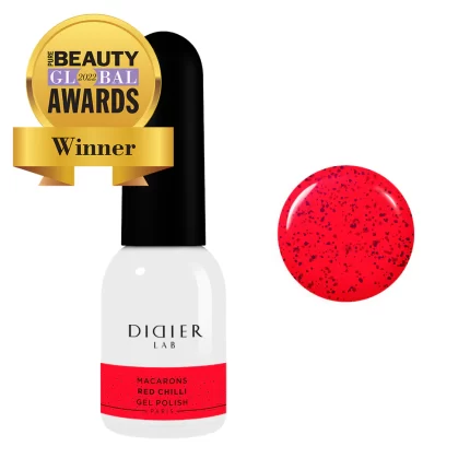 "Didier Lab" gēla laka "Macarons" Red Chilli 10ml.