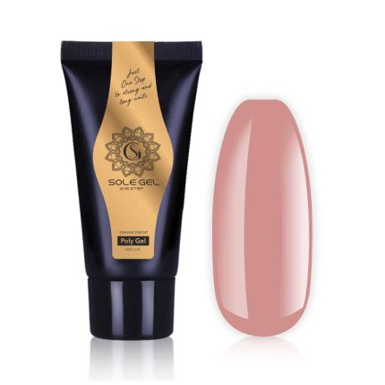 Akrigelis Sole Gel Polygel 30g. COVER PINK