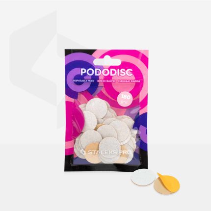 Pododisc Staleks Pro M 180 grituma nomaināmo abrazīvu komplekts 50 gab.