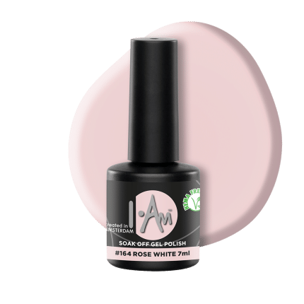 I.Am Soak Off Gel Polish gēla laka Nr.164 Rose White 7ml.