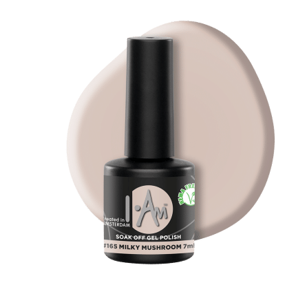 I.Am Soak Off Gel Polish gēla laka Nr.165 Milky Mushroom 7ml.