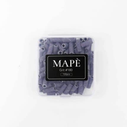 MAPE Premium kvalitātes vienreizlietojamie MINI slīpēšanas uzgaļi 3 mm “Bungu nūjiņas” 100gab, 180 smiltis