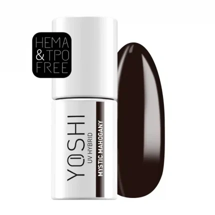Gēla nagu laka YOSHI UV LED Mystic Mahogany 6 ml - 137