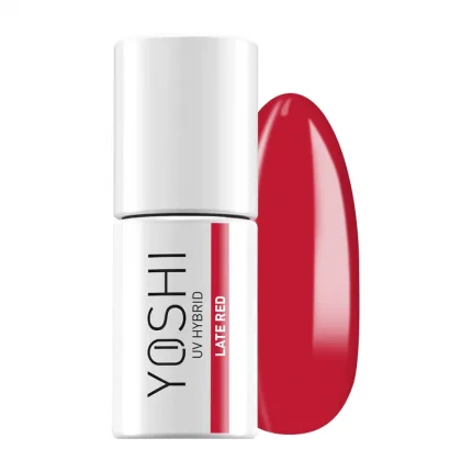 Gēla nagu laka YOSHI UV Hybrid YOSHI Late Red 6 ml - 312