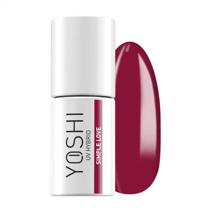 Gēla nagu laka YOSHI UV Hybrid YOSHI Simple Love 6 ml - 615