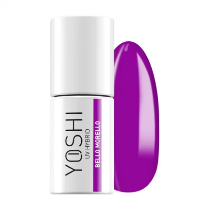 Gēla nagu laka YOSHI UV Hybrid YOSHI Bello Morello. 6 ml - 703