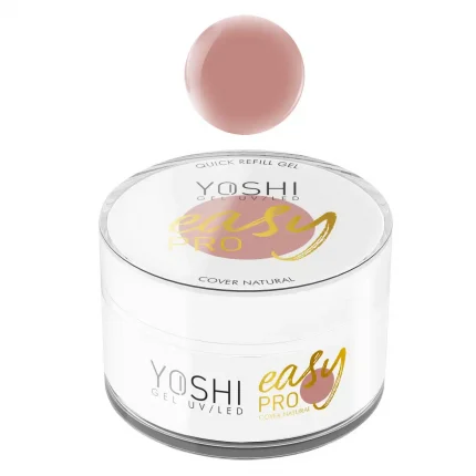 Gēls YOSHI  Easy PRO Gel UV LED COVER NATURAL 15ml.