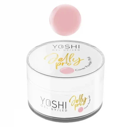 Veidojošais gēls YOSHI Jelly PRO Gel UV LED Cover Powder Pink 15ml.