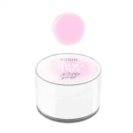 Savaime išsilyginantis gelis YOSHI THIXO PRO Gel UV/LED Milky Pinky 15ml.