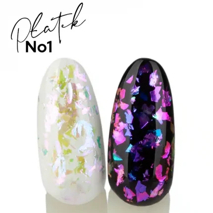 Nagu dekorēšanas mirdzumi YOSHI  UV LED No1<b> 0,5 g</b>