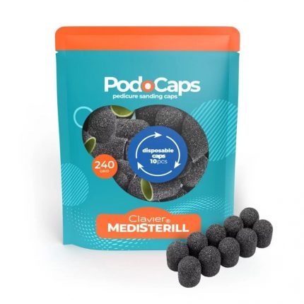 Pedikīra uzgaļi Clavier Medisterill 13 mm. 240 graudi 10 gab.