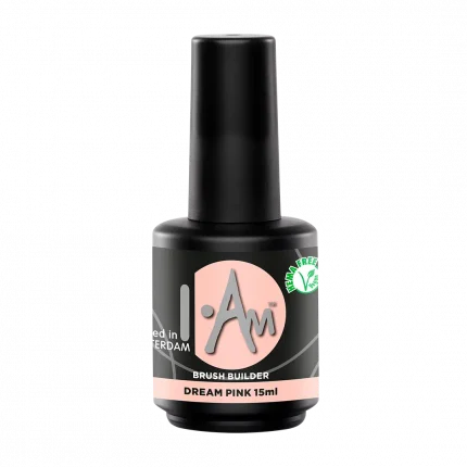 I.Am Brush Builder - bāze/ģelis pudelē, DREAM PINK Hema Free, 15ml.