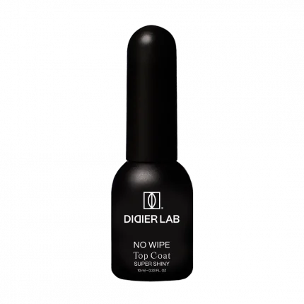 "Studios Didier" super spīdīga virskārta bez lipīguma "Super Shiny" 10 ml. Tīra formula bez HEMA un TPO.