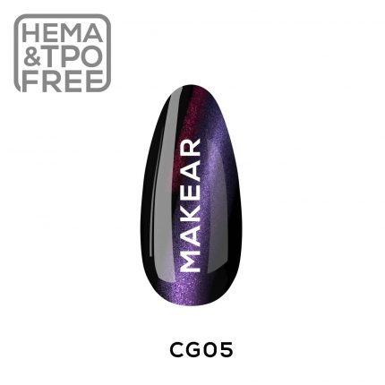 Gēla nagu laka MAKEAR™ 8 ml. Kaķacs formas kolekcija Nr. GC05