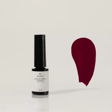 VIXI gēla nagu laka Nr. 6 "Cik laba krāsa" 6ml.