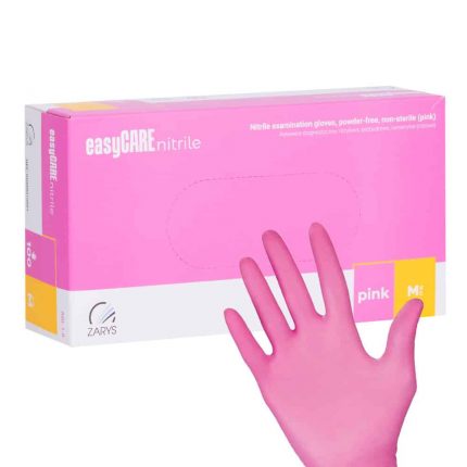 Vienreizlietojami nitrila cimdi Easycare PINK M izmērs 100 gab.