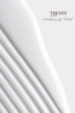 Trendy Nails Modeling gels ,,White", 30 ml