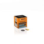 Kerman maināmās pedikīra diska vīles – s, ø 15 mm, tumšas, 180 graudi