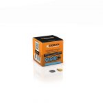 Kerman maināmie pedikīra diska vīles – XS, Ø 10 mm, tumšas, 180 gr.