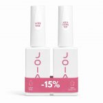 Joia vegāns lateksa bāzes 15ml un aqua top gloss 15ml komplekts