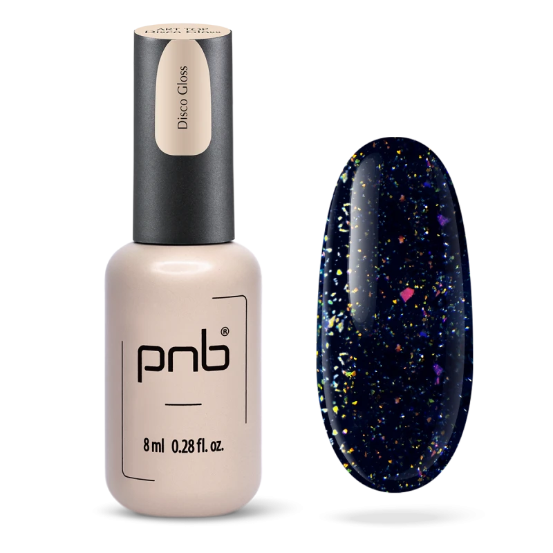 art-top-disco-gloss-bottle-tipsa-bezh-800x800-1 PNB UV/LED Art Top. Disco Gloss. No wipe. 8 ml - Image 1